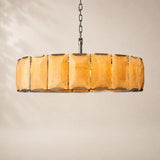 Halvera Alabaster Round Chandelier 43
