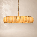 Halvera Alabaster Round Chandelier 60