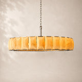 Halvera Alabaster Round Chandelier 60