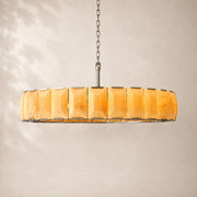 Halvera Alabaster Round Chandelier 60