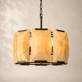 Halvera Alabaster Round Chandelier 19