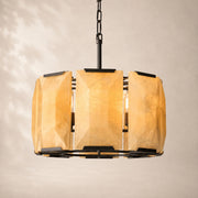 Halvera Alabaster Round Chandelier 19