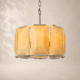 Halvera Alabaster Round Chandelier 19