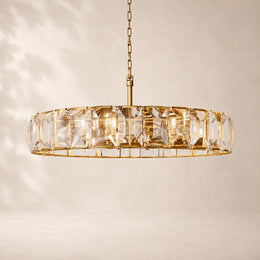 Halvera Crystal Round Chandelier 60