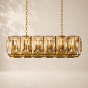 Halvera Crystal Rectangular Chandelier 42