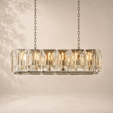 Halvera Crystal Rectangular Chandelier 42