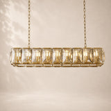 Halvera Crystal Rectangular Chandelier 62