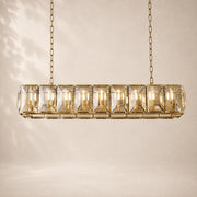 Halvera Crystal Rectangular Chandelier 62