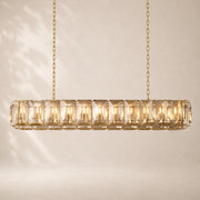 Halvera Crystal Rectangular Chandelier 74