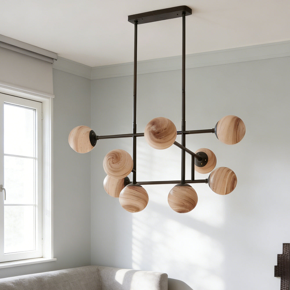 Harris Linear Glass Chandelier