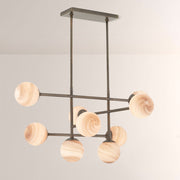 Harris Linear Glass Chandelier