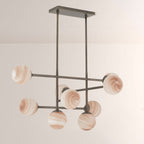 Harris Linear Glass Chandelier