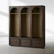 Haven Triple Entryway Cabinet in Oak 70