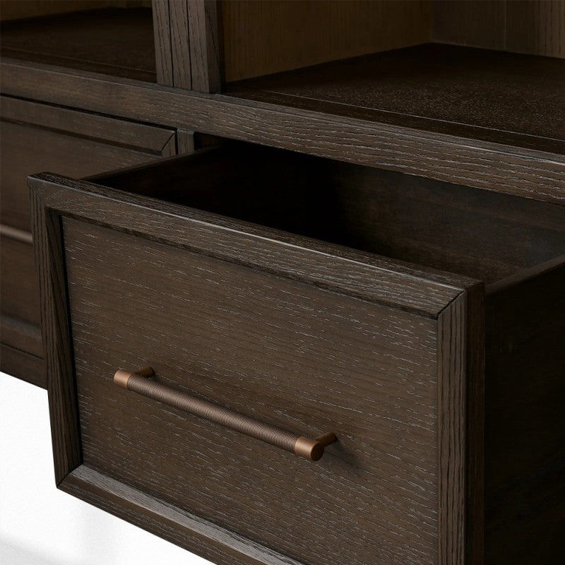 Haven Triple Entryway Cabinet in Oak 70"W