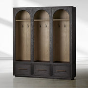 Haven Triple Entryway Cabinet in Oak 70