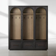 Haven Triple Entryway Cabinet in Oak 70