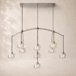Auremont Crystal Linear Chandelier 54