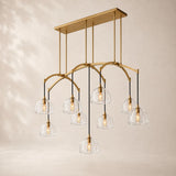 Auremont Crystal Linear Chandelier 54