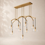 Auremont Crystal Linear Chandelier 54