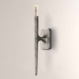 Kael Vintage Forged Brass Wall Sconce 20“H