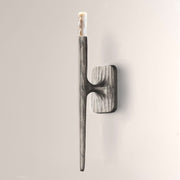 Kael Vintage Forged Brass Wall Sconce 20“H