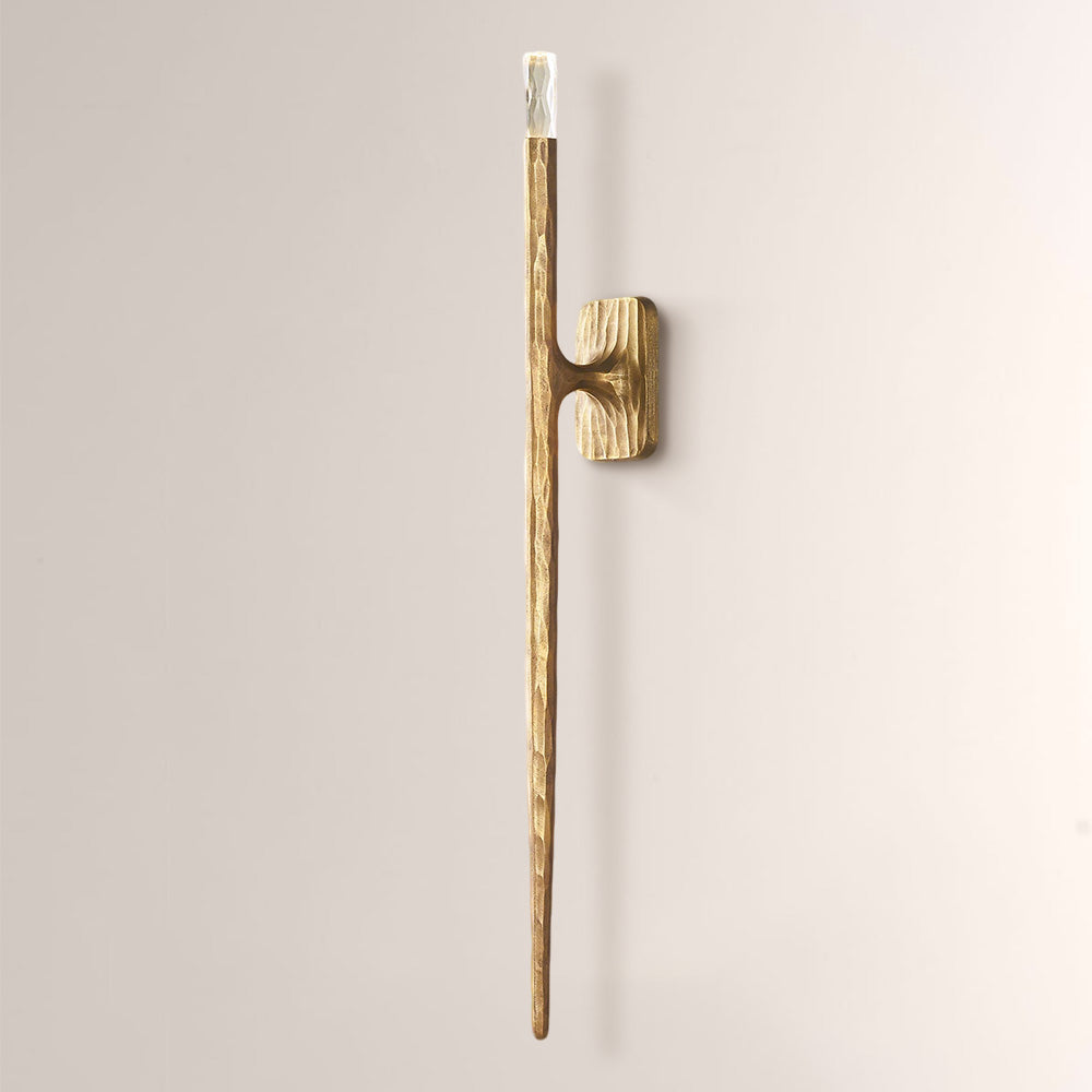 Kael Vintage Forged Tall Linear Wall Sconce 36"H