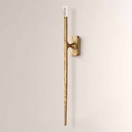 Kael Vintage Forged Tall Linear Wall Sconce 36