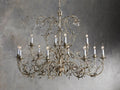 Kalie Crystal 12 Lights Pendant Chandelier 46"