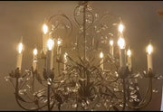 Kalie Crystal 12 Lights Pendant Chandelier 46