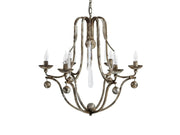Kalie Crystal 6 Lights Pendant Chandelier