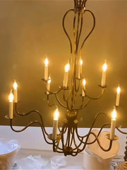 Kalie Crystal 12 Lights Pendant Chandelier 42