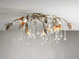 Kalie Crystal Flushmount Ceiling light 23.5