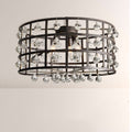 Cagora Crystal Sphere Flush Mount Ceiling Light