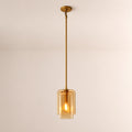 Lacore Amber Glass Pendant