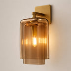 Lacore Amber Glass Sconce