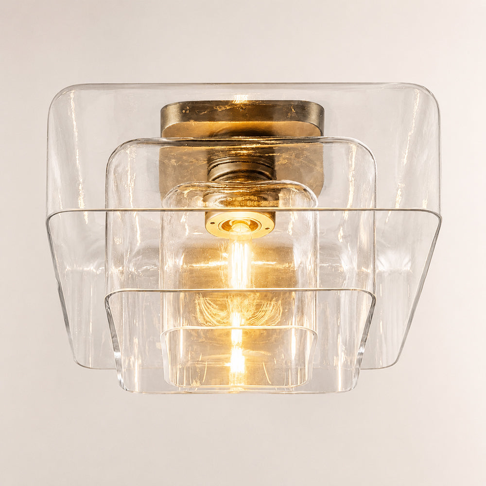 Lacore Clear Glass Flushmount