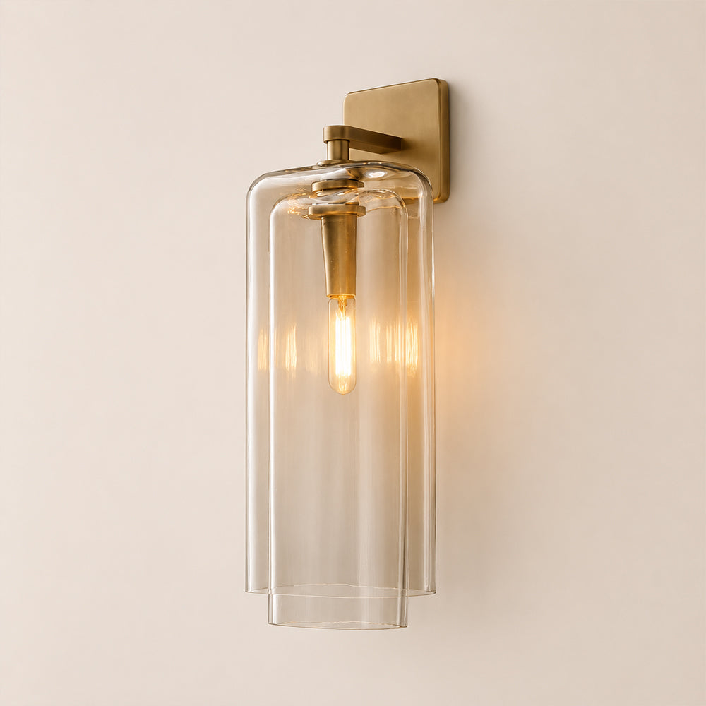 Lacore Clear Glass Sconce