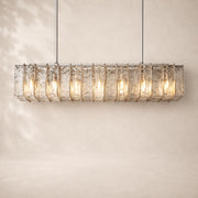 Latiera Glass Rectangular Chandelier 49