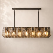 Latiera Glass Rectangular Chandelier 67