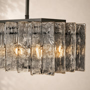 Latiera Glass Rectangular Chandelier 67