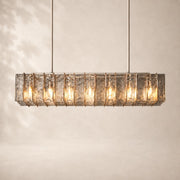 Latiera Glass Rectangular Chandelier 67