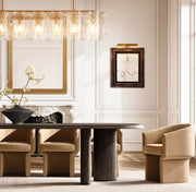 Latiera Glass Rectangular Chandelier 67