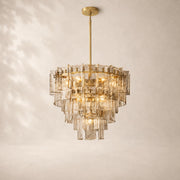 Latiera Glass Tiered Round Chandelier 36