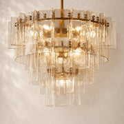 Latiera Glass Tiered Round Chandelier 36