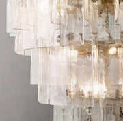 Latiera Glass Tiered Round Chandelier 47