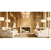 Latiera Glass Tiered Round Chandelier 47