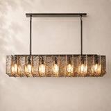 Latiera Glass Rectangular Chandelier 49