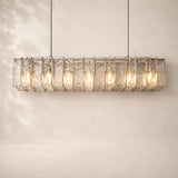 Latiera Glass Rectangular Chandelier 49