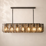 Latiera Glass Rectangular Chandelier 67