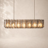 Latiera Glass Rectangular Chandelier 67